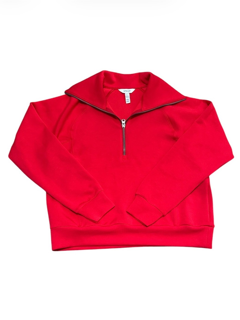 SPANX Half Zip AirEssentials Red Size Large